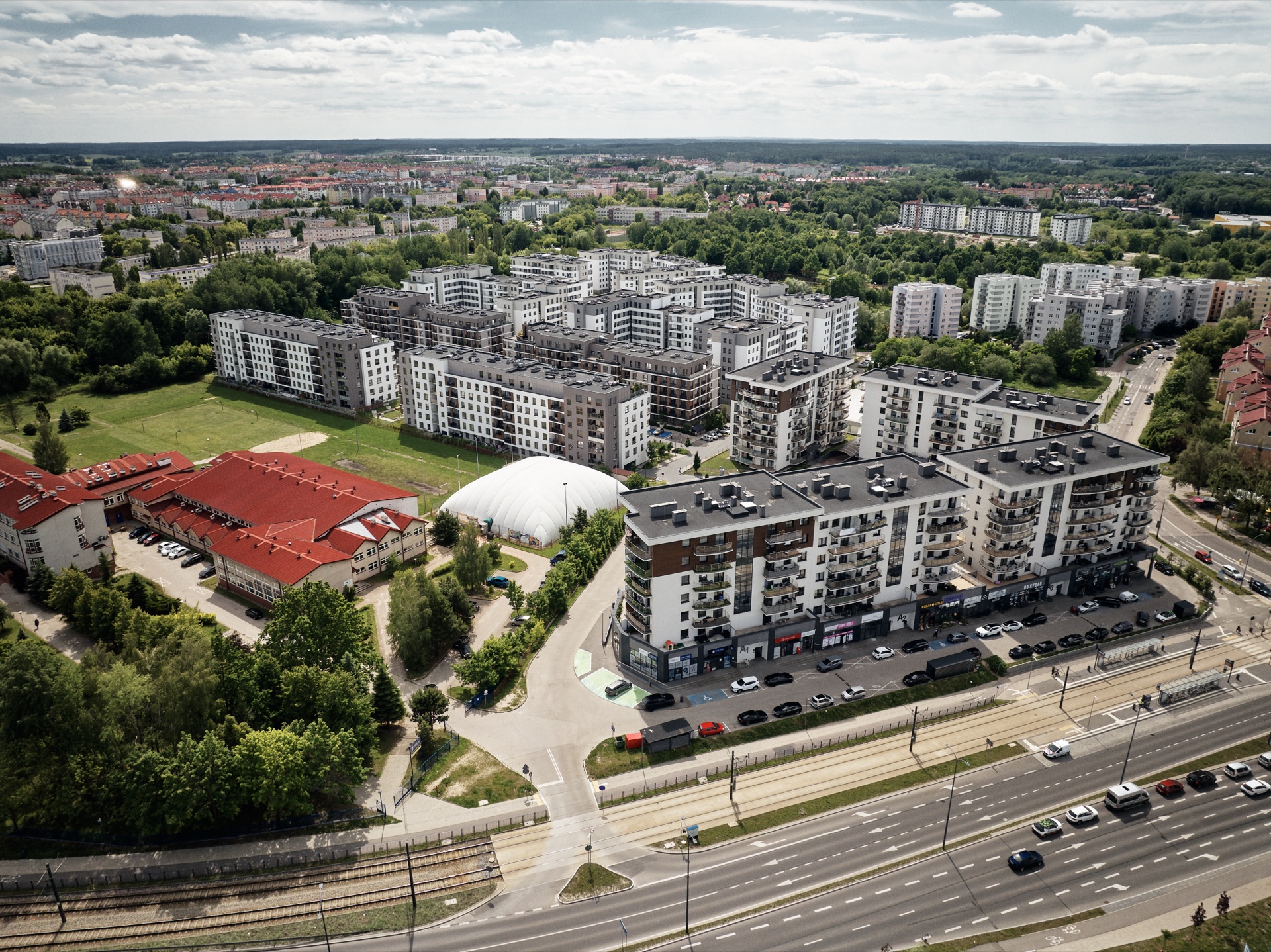 Widok z drona — okolica